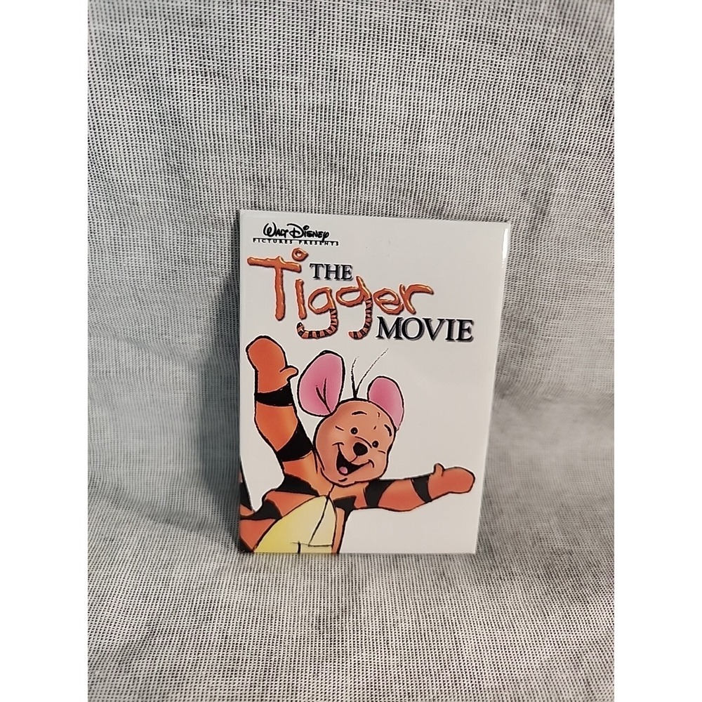 Disney The Tigger Movie Pinback Button Set Winnie the Pooh Piglet Roo 4pc Promo - Picture 3 of 6